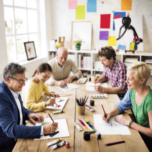 art therapy class