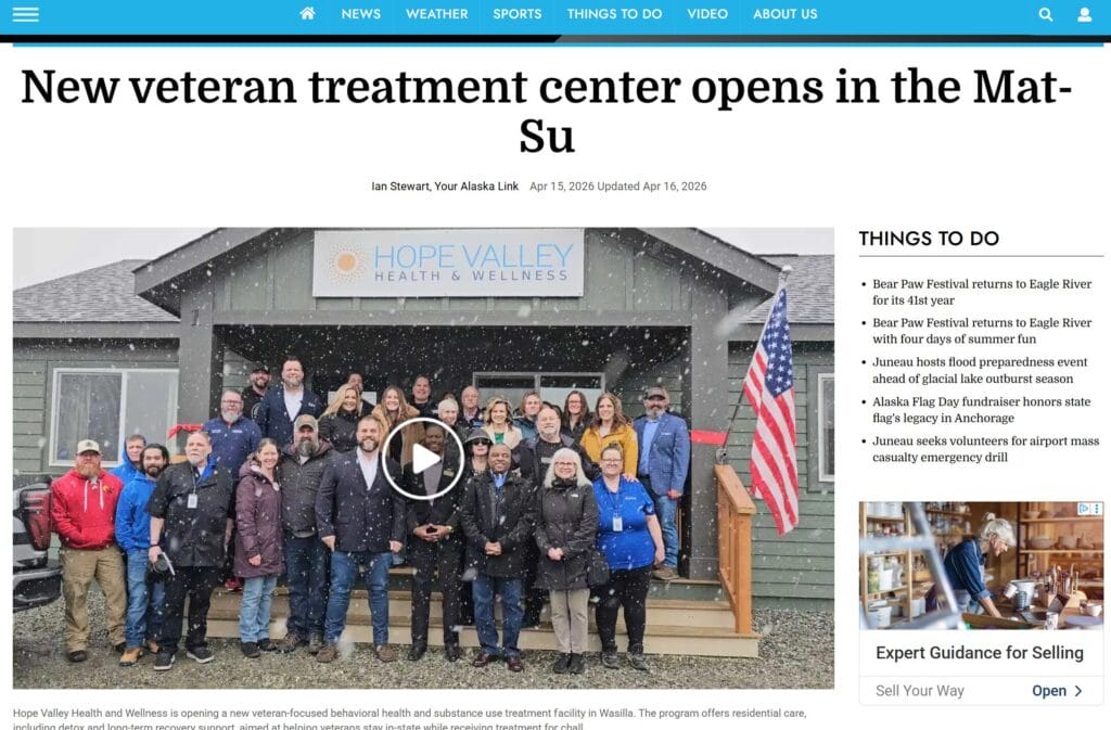 Your Alaska Link article about Mental and Addiction Rehab in Alaska